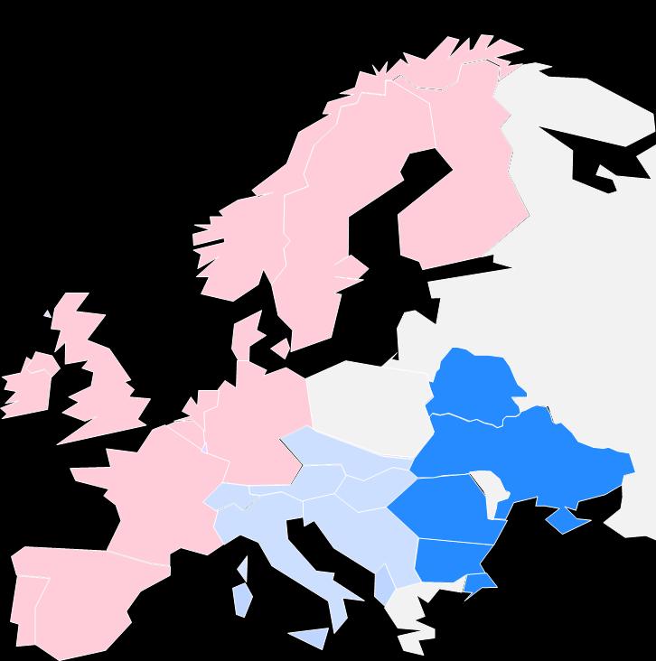 EKSPANSJA ZAGRANICZNA AKWIZYCJE I ROZWÓJ SPRZEDAŻY ZAGRANICZNEJ W OBSZARZE HOSTINGU I OMNICHANNEL COMMUNICATION Atrakcyjność europejskich rynków hostingu Grupa zamierza dalej rozwijać się poprzez