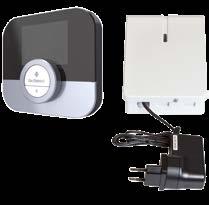 Regulatory naścienne Regulator SMRT T bramka OpenTherm Termostat zapewnia możliwość połączenia sie z domową siecią Wi-Fi i zdalnej