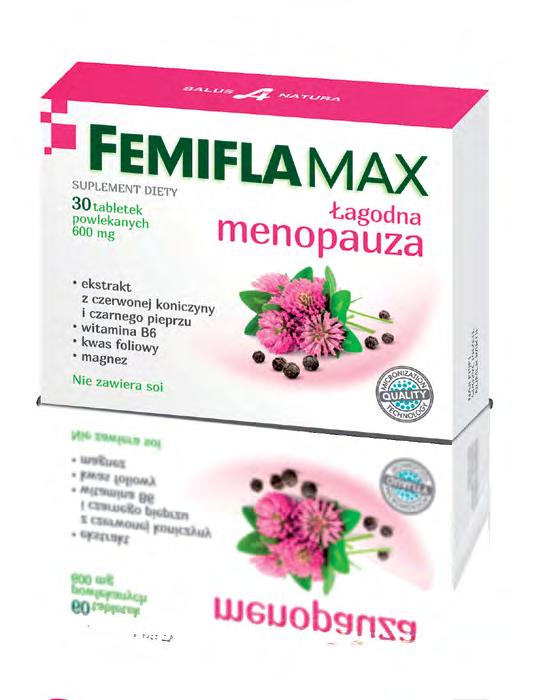 teraz w opakowaniu: 2 lub 4 blistry po 15 tabletek FEMIFLAMAX 600 mg 30 tabl.