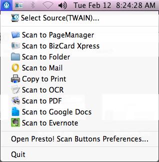 Ikona Scan To (Skanuj do) umożliwia skanowanie do aplikacji NewSoft Presto! PageManager lub NewSoft Presto! BizCard Xpress. WSKAZÓWKA: Skanowanie za pomocą ikony Scan To (Skanuj do) jest bardzo łatwe.