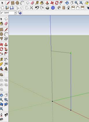 Za każdym razem w dymku przy kursorze pojawia się liczba segmentów oraz przybliżona długość każdego z nich. SketchUp automatycznie podzieli linię, jeżeli jakaś inna zostanie do niej dorysowana.