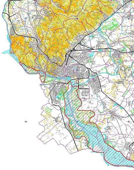 Mapa B.7.10: Chránené vtáčie územie Dunajské luhy (SKCHVU007) Zdroj: http://www.sopsr.sk/natura/index1.