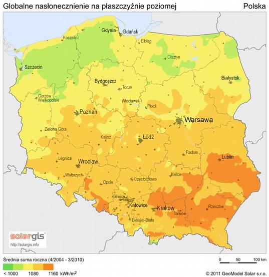 Źródło: SolarGIS