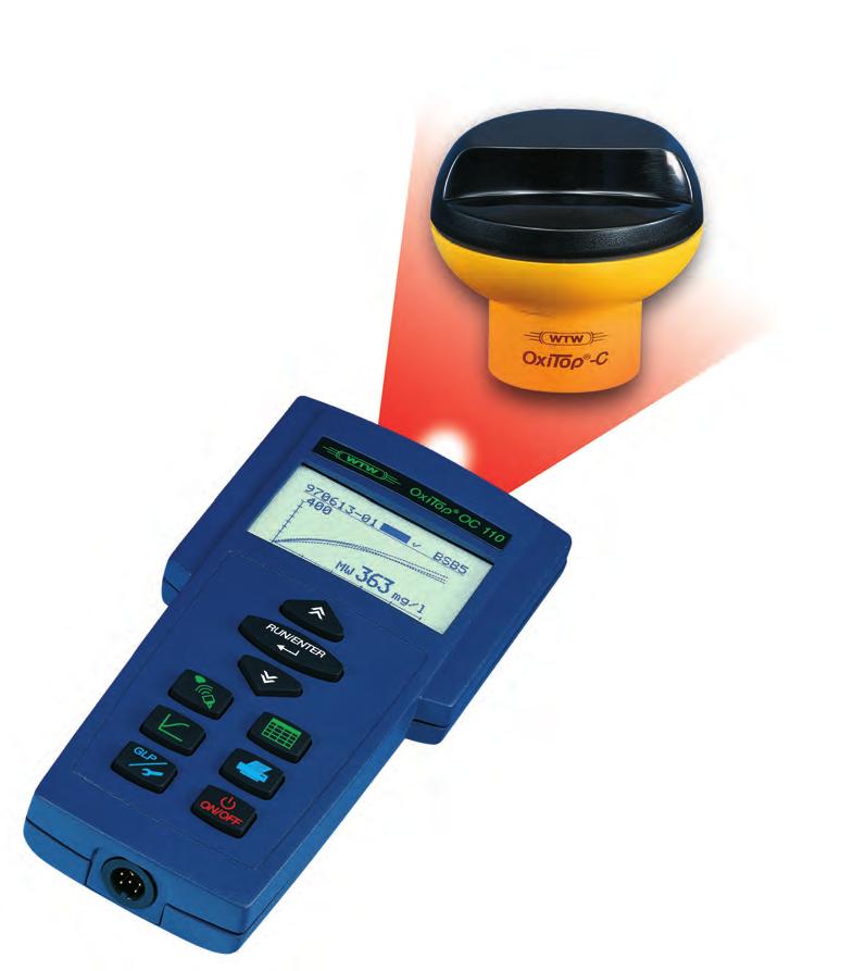 urządzenia lab & teren > Parametr > BZT/Respiracja > Pomiary oddychania/zużycia tlenu > OxiTop Control OC 110 Pomiary oddychania/zużycia tlenu z OxiTop Control OC 110 W przypadku zadań