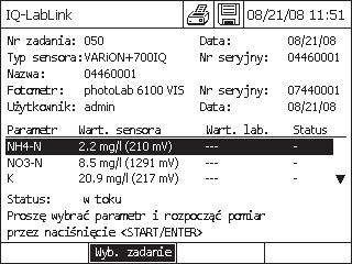 pomiarowe) Możliwość użycia filtra szarego i standardów kontrolnych Standardy dla poszczególnych parametrów i zestawy CombiCheck