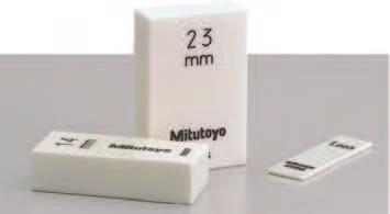 Dokładność Płytki wzorcowe oferowane przez Mitutoyo gwarantują tak wysoką dokładność, że mogą być stosowane z pełnym zaufaniem.