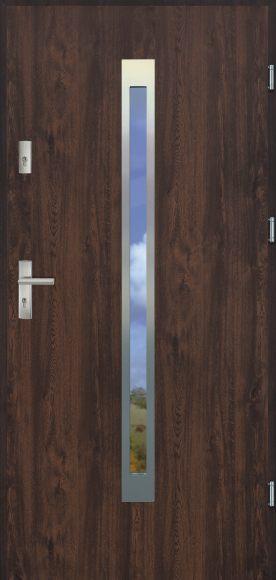 ORBITAL 11 Drzwi stalowe zewnêtrzne o gr. 55 mm w kolorze z³oty d¹b, orzech, antracyt.
