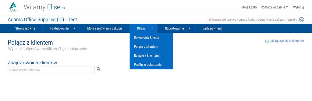 Jak widać, łączenie się z klientami za pomocą portalu Tungsten Network jest bardzo proste.