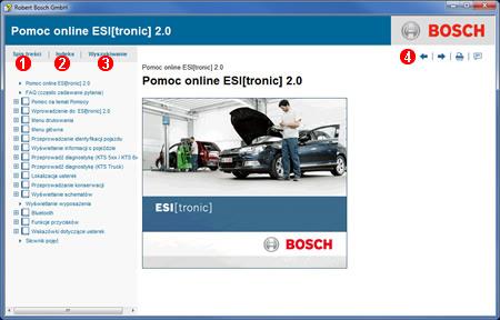 Pomoc Tester ESI[tronic] 2.0 zawiera obszerny system Pomocy. Pomoc Wybrać.