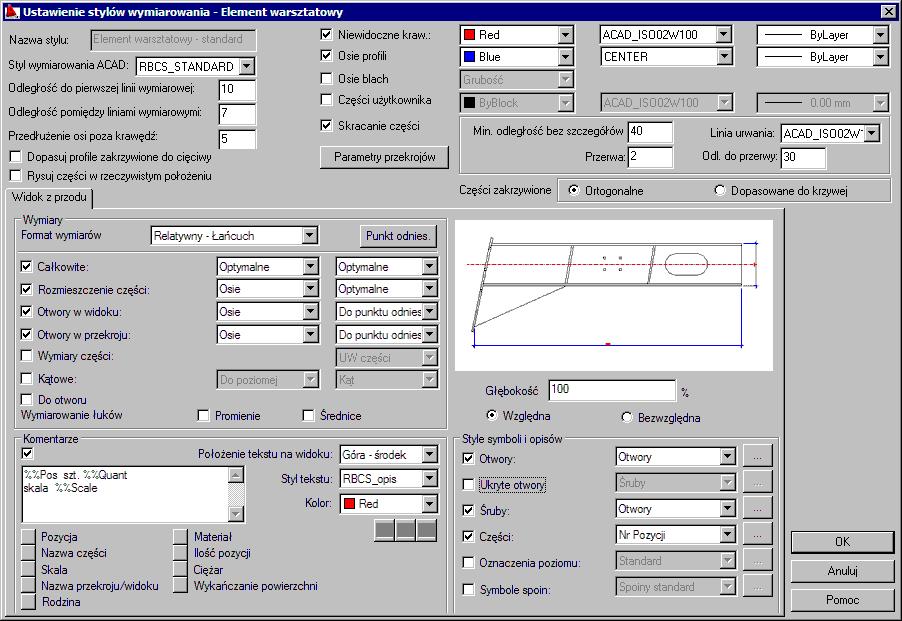 AutoCAD Structural Detailing - Stal - Przykłady strona: 45 10. OK Zamknięcie okna dialogowego. 11. Ustawić kursor na zakładce Arkusz Edycyjny, PKM Otwarcie menu kontekstowego. 12.