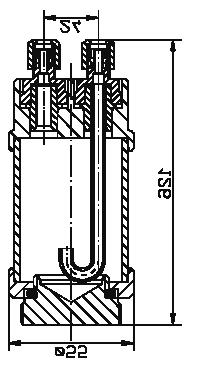 MB 1 33 01/3 Tabela doboru ASH 65, PVC ø A Przyłącze L L 1 L 2 Nr kat. G 5/8 G 5/8 zewn.