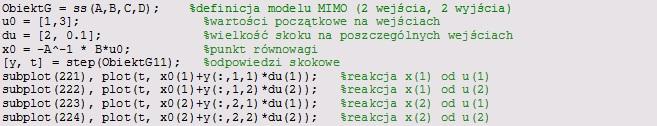 Aby uzyskać odpowiedź na dowolne wyuszenie skokowe (Rys. IV.