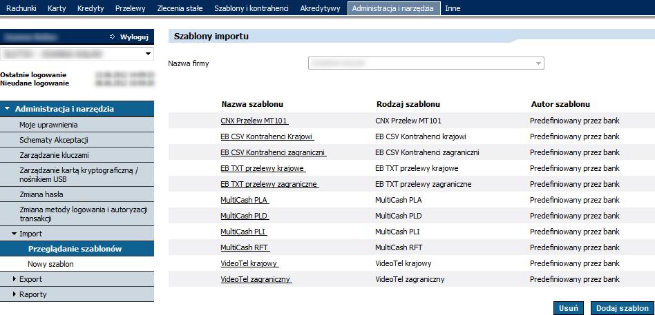 Konfiguracja systemów bankowych, Sage sp. z o.o. Strona 7 z 47 3 BNP PARIBAS (BiznesPl@net) 3.