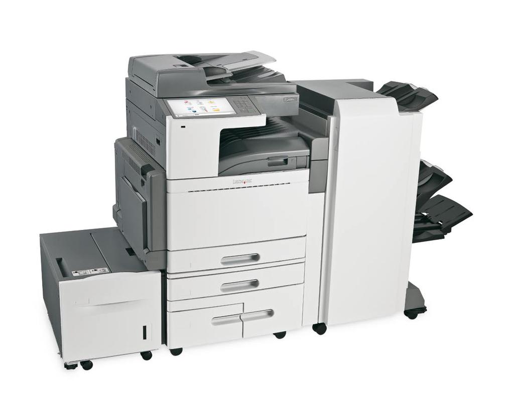 Seria Lexmark X950 : Kluczowe cechy 2 1 3 6 4 5 Kolorowe urządzenie wielofunkcyjne Lexmark X950de