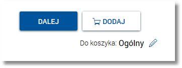 Rozdział 6 Zarządzanie koszykami płatności Użytkownik może usunąć zdefiniowany wcześniej koszyk po wyborze ikonki dla wskazanej pozycji koszyka a następnie kliknięcie na ikonkę.