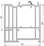 TSUK5049-Steg U m = 1,8 W/(m² K) TSUK6230 U m = 1,3 W/(m² K) TSUK6265 U m = 1,2