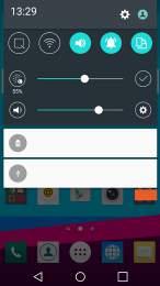 Quick Settings Area Notifications Clear Tap each quick setting button to toggle it on/off. Touch and hold the desired button to directly access the settings menu for the function.