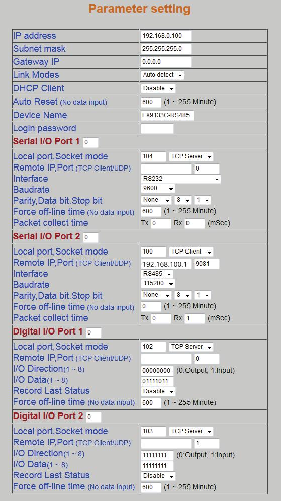 Pole IP address (Adres IP) określa adres IP karty sieciowej Xesar.