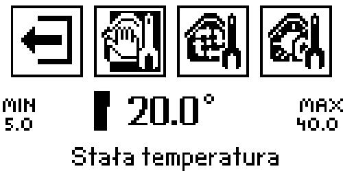 Przykład: gdy temperatura zadana jest 23 o C a histereza zostanie ustawiona na 1 o C, regulator pokojowy zacznie wskazywać niedogrzanie pomieszczenia po spadku temperatury w mieszkaniu