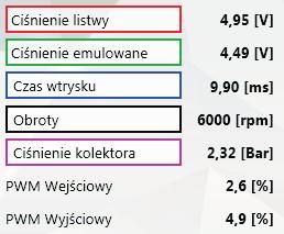 Kiedy upewnimy się, że w tabelce bieżących parametrów widzimy wszystkie wartości poprawnie, możemy przejść do kolejnego kroku.