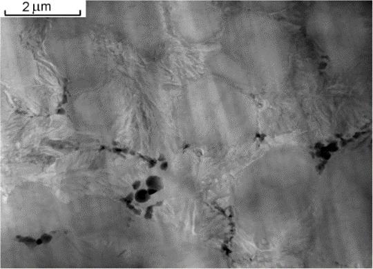 (a); (c) STEM image of structure in the near-surface layer of the cast that was re-melted by a laser beam; (d) Si distribution in the area of the structure shown in Fig.