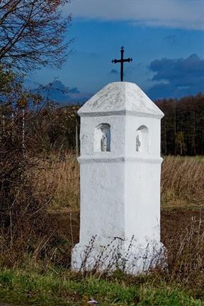 Pałac oprócz oryginalnego kształtu posiada także dwie charakterystyczne cechy: znajdującą się w elewacji południowej-tylnej czworoboczną wieżę nakrytą blaszanym, spiczastym hełmem oraz wejście z