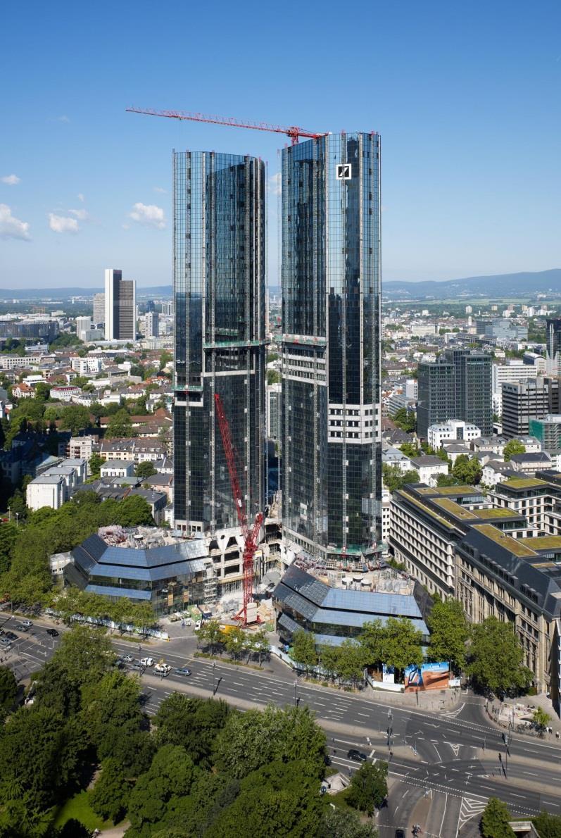 Studium przypadku: Deutsche Bank Zielone wieże 36 Produkty Armaflex w projektach LEED (Deutsche Bank): Jeden z najbardziej spektakularnych projektów europejskich wykonywanych zgodnie z programem LEED