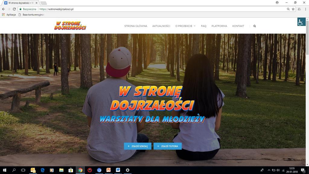 Zapraszamy do udziału w programie Zgłoszenia przyjmujemy: - przez stronę internetową www.