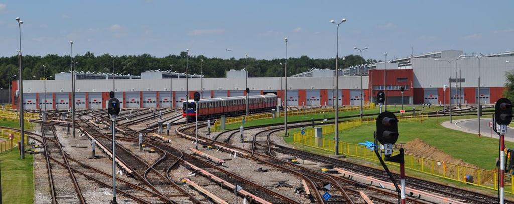 DZIAŁALNOŚĆ SPÓŁKI COMPANY OPERATION AKTUALNA INFRASTRUKTURA METRA Po włączeniu, w 2008 roku, do ruchu pasażerskiego czterech ostatnich stacji pierwszej linii metra tj.