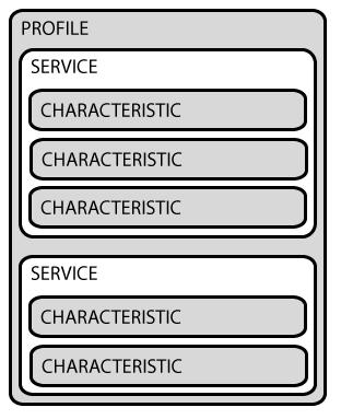 Bluetooth Low Energy Profile, serwisy i charakterystyki Charakterystyki pojedyncze dane.