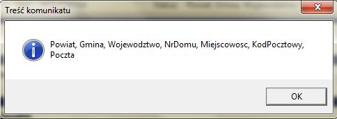 Klikając na status w pozycji deklaracji otrzymamy informację o brakujących polach: Takie deklaracje powinny zostad w systemie ponownie wygenerowane oczywiście najpierw zmieniając w ustawieniach