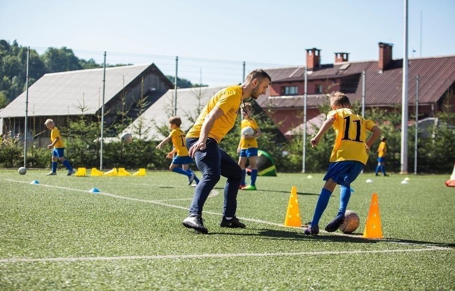 HARMONOGRAM OBOZU Przybliżony rozkład dnia: 8:00 Śniadanie 9:00 10:30 I Trening piłkarski 13.00 Obiad 15.30-17.