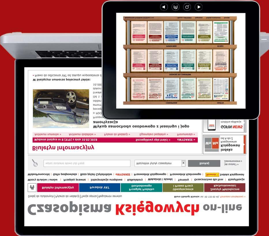 Czasopisma Księgowych on-line www.czasopismaksiegowych.pl Cena dostępu na cały 2019 r. od 298 zł (242,28 zł netto + 23% VAT) Szczegółowy cennik na ostatniej stronie niniejszej oferty UWAGA!
