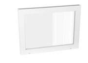 Okna ościeżnicowe / Wkłady okienne Okno do ościeżnicy: ZO-FIB nieotwieralne Wysokiej jakości okno z tworzywa o głębokości zabudowy mm lub 0 mm, szyba ciepłochronna Ug. W/m²K.