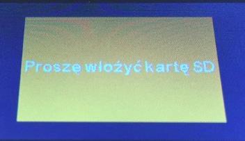 użyciu urządzenia może się wyświetlić komunikat o pamięci wewnętrznej urządzenia ( karcie SD) Aby