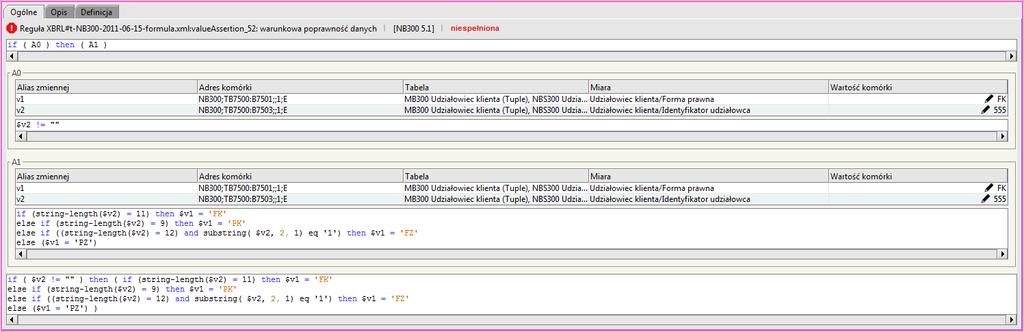 Reguła ta występuje w powyżej zaprezentowanych komórkach tabeli Zaangażowanie klienta czyli: B3101, B3102, dla formularzy MB300, NB300 i NBS300. 3.