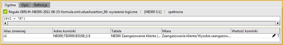 sprawozdaniu dotyczą klienta nie występującego w sprawozdaniu jednostkowym; B dane klienta nie zostały zmienione w stosunku do danych prezentowanych w sprawozdaniu jednostkowym NB300.