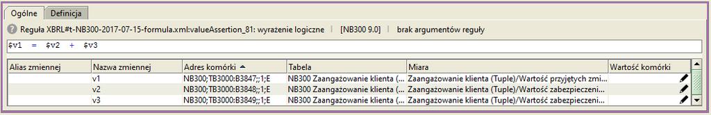 67 Reguła: valueassertion_80 $v1 = $v2 + $v3 Rysunek 73.