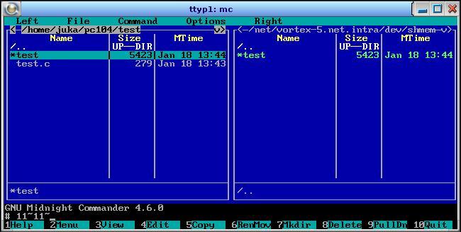 Można skorzystać z sieciowego systemu plików sieci QNET i programu Midnight Commander.