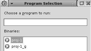 Dalej wybieramy wariant C/C++ QNX Qconn (IP) i klikamy w przycisk Search Project wybierając z okna Binaries wersję proj-1 lub proj-1_g (wersja przeznaczona do debugowania) Rys.