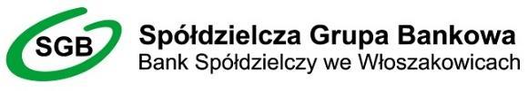 TABELA OPROCENTOWAŃ KREDYTÓW DLA KLIENTÓW INDYWIDUALNYCH W BANKU SPÓŁDZIELCZYM WE WŁOSZAKOWICACH (OBOWIĄZUJE OD DNIA 01 PAŹDZIERNIKA 2018r.