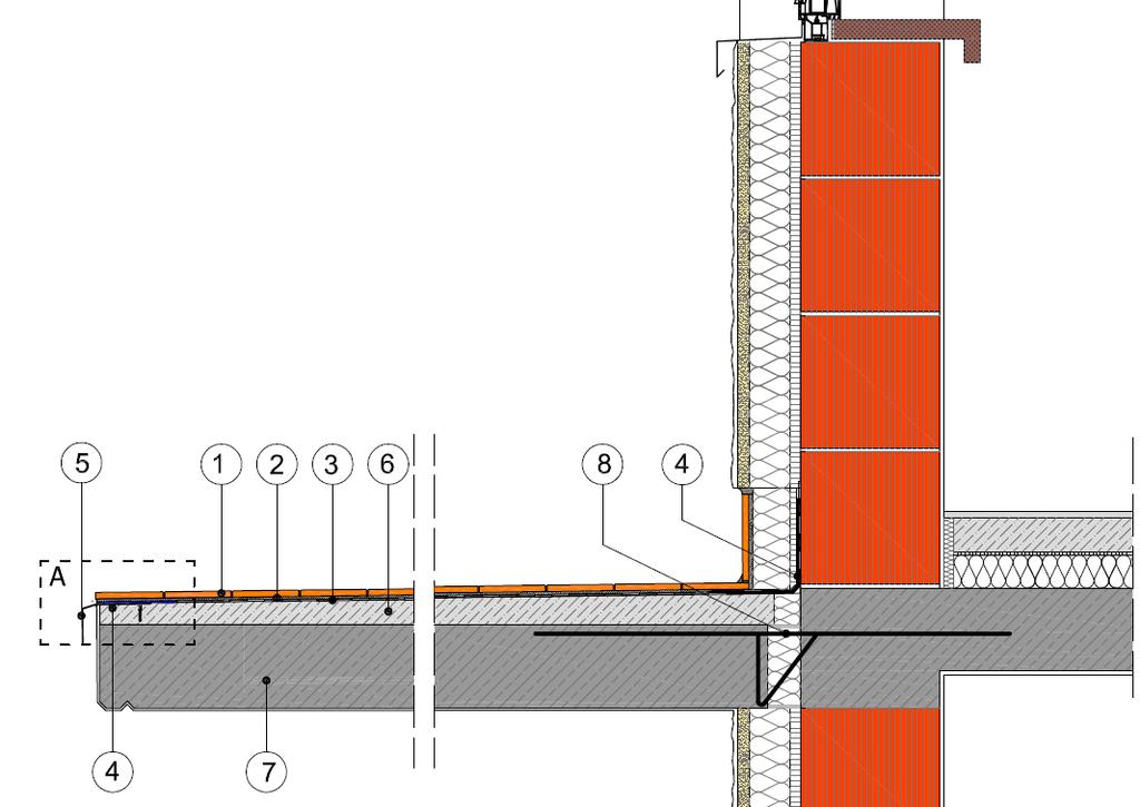 Balkon ocieplony z posadzką z płytek ceramicznych i