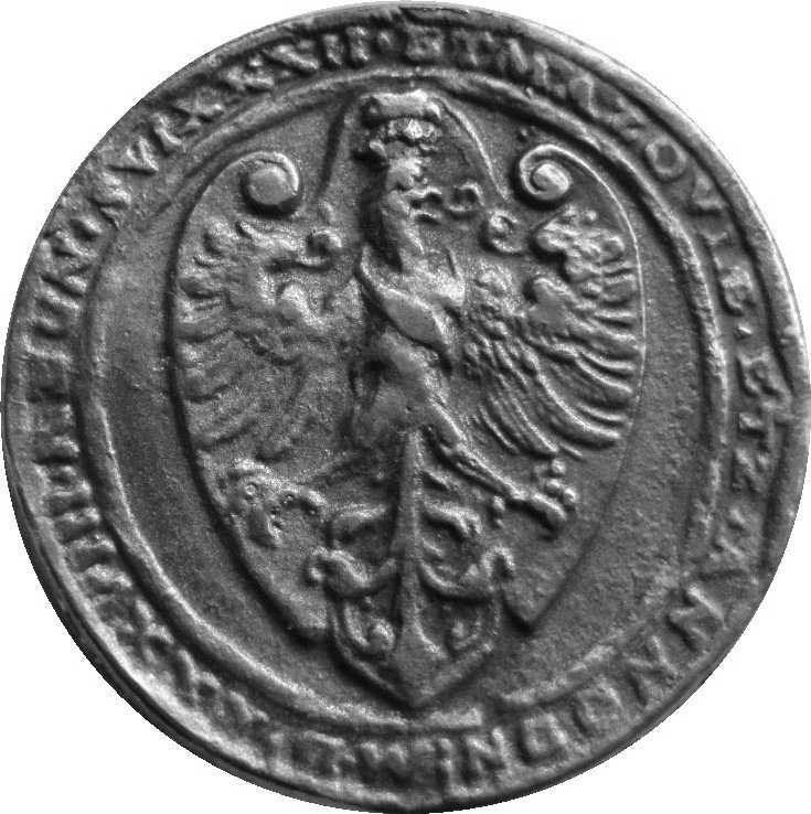 Na zbliżeniu tego zdjęcia można się domyślić, że to profil króla i jeden z dwóch medali, które Caraglio wykonał według