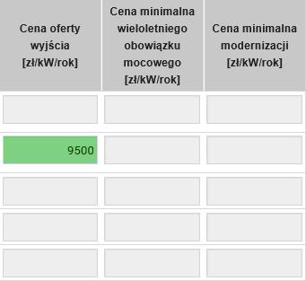 2.1.3 Wycofywanie ofert/oświadczeń złożonych w aukcji mocy Aby wycofać uprzednio złożone oferty/oświadczenia, należy zmienić tryb Portalu Aukcyjnego na tryb wycofania.