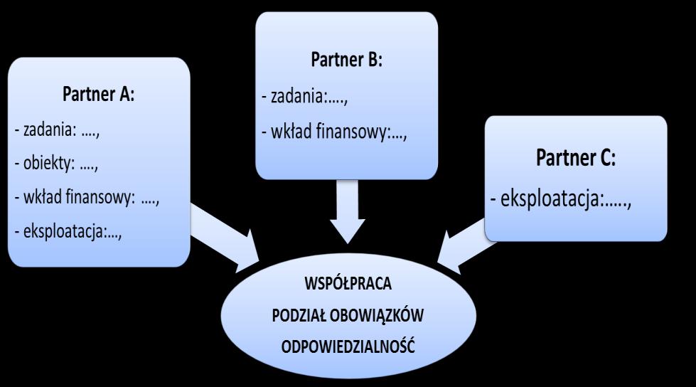 4.8. Partnerzy i opis zasad partnerstwa Celem projektu partnerskiego powinno być osiągnięcie znaczącej wartości dodanej poprzez podział realizacji zadań pomiędzy niezależne podmioty, a także