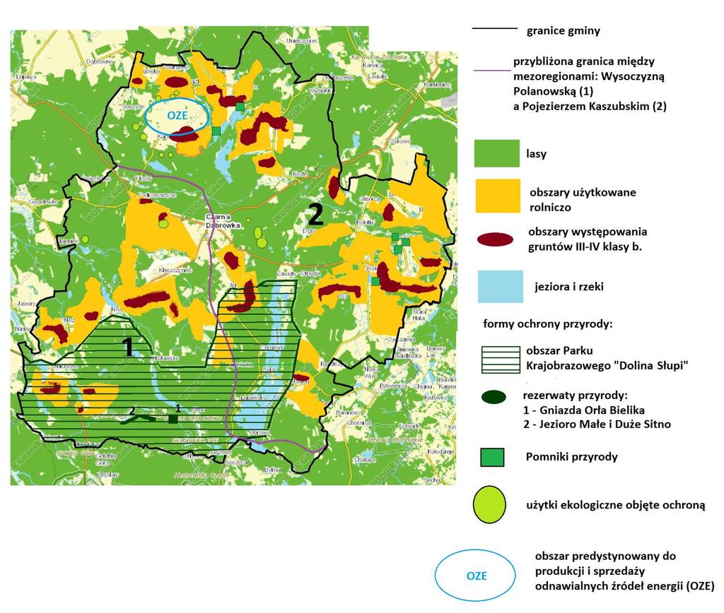 Strona30 obecnością dużej liczby jezior rynnowych.