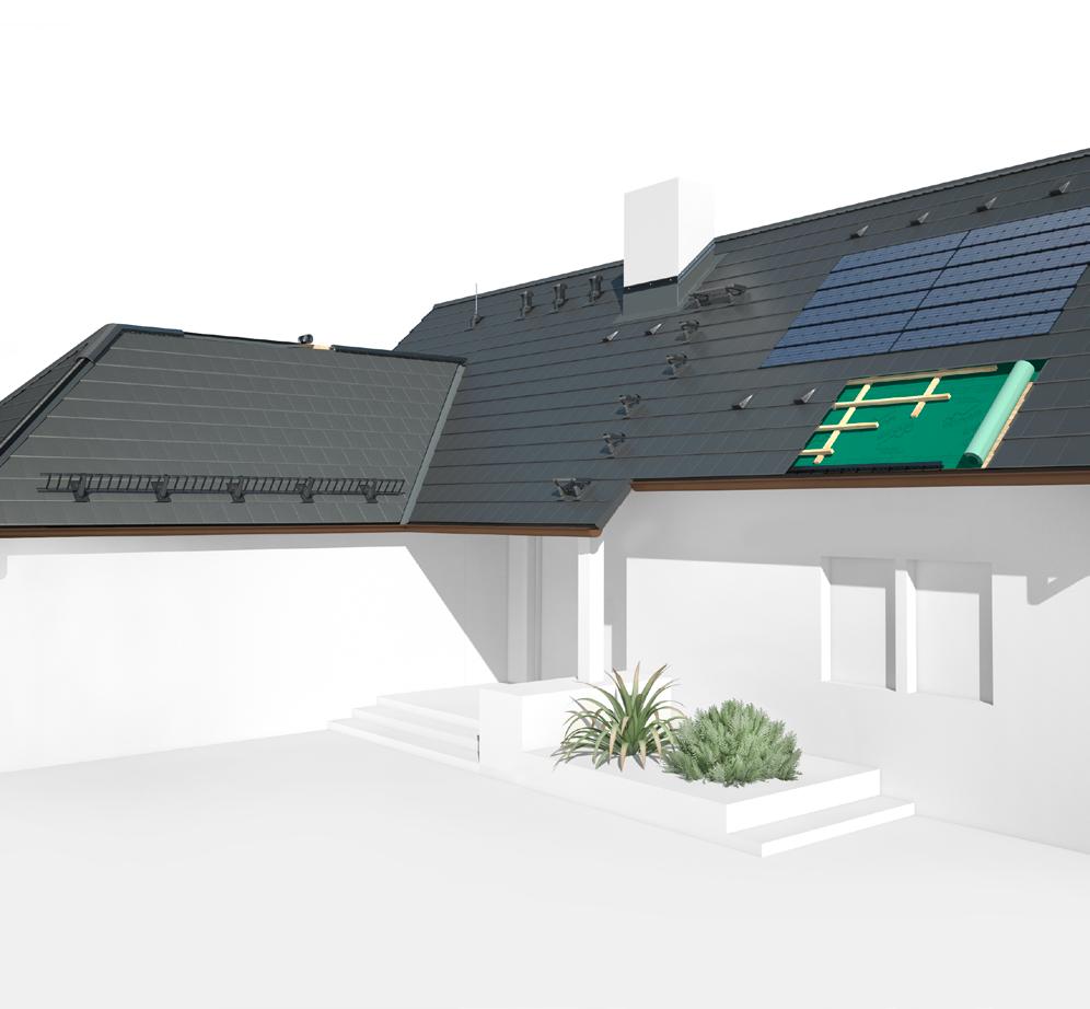 Blachodachówka Quadro Uniwersalne akcesoria dachowe Panele kształtowe / Komunikacja na dachu i zabezpieczenia przeciwśnieżne * Panel pod stopień* 3) szara oliwka 3) 1) 1) satyna czerwony, szara