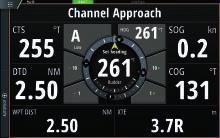 Sterowanie autopilotem Włącz autopilota i steruj bezpośrednio z chartplotera B&G.