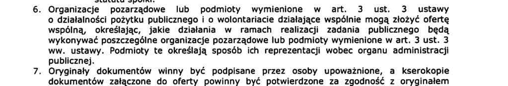 w przypadku wyboru innego sposobu reprezentacji podmiotów składających oferty niż wynikający z KRS lub innego właściwego rejestru/ ewidencji - dokument potwierdzający upoważnienie do działania w