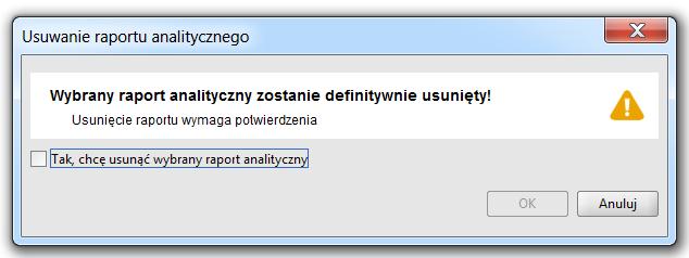 zatwierdzeniu dknanych mdyfikacji i pnwnym publikwaniu teg raprtu - autmatyczna zmiana statusu na aktywny, raprt mże być pnwnie generwany przez bank. 2.1.